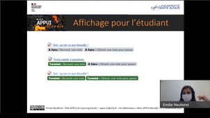 Mon APPUI Moodle 2 - les achèvements d'activité