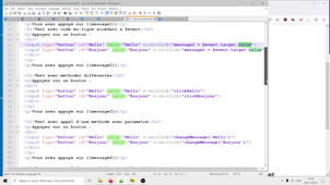 Vue js cours 2 1/2 : événementiel avec v-on