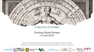 « Touching Digital Heritage » (mai 2023)