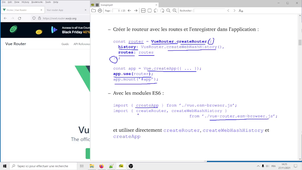 Cours Vue js 4 1/3 : bases de vue-routeur