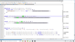 Développement javascript avancé M2, Cours 3, 5/6 : async await