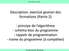 TP Info ENSISA - 03 Gestion des formations (partie 2)