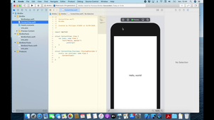 iOS 12 - Création d'un projet fondé sur SwiftUI