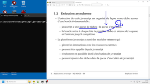 Développement javascript avancé M2, Cours 3, 1/6 : programmation asynchrone