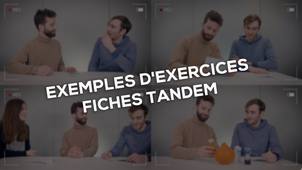 exemples d'exercices Fiches tandem