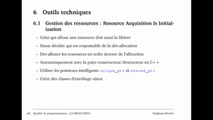 Qualité de programmation, cours 4 : code propre, video 5/6 : des outils