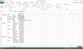 Consolidation de données - Vidéo 01 : Réaliser un plan de lignes à 2 niveaux