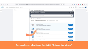 Moodle - Vidéo interactive avec H5P